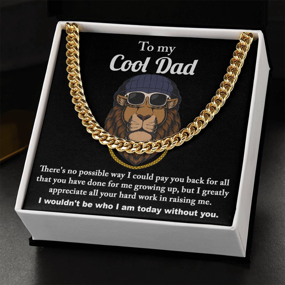 Dad-Cool Dad Necklace