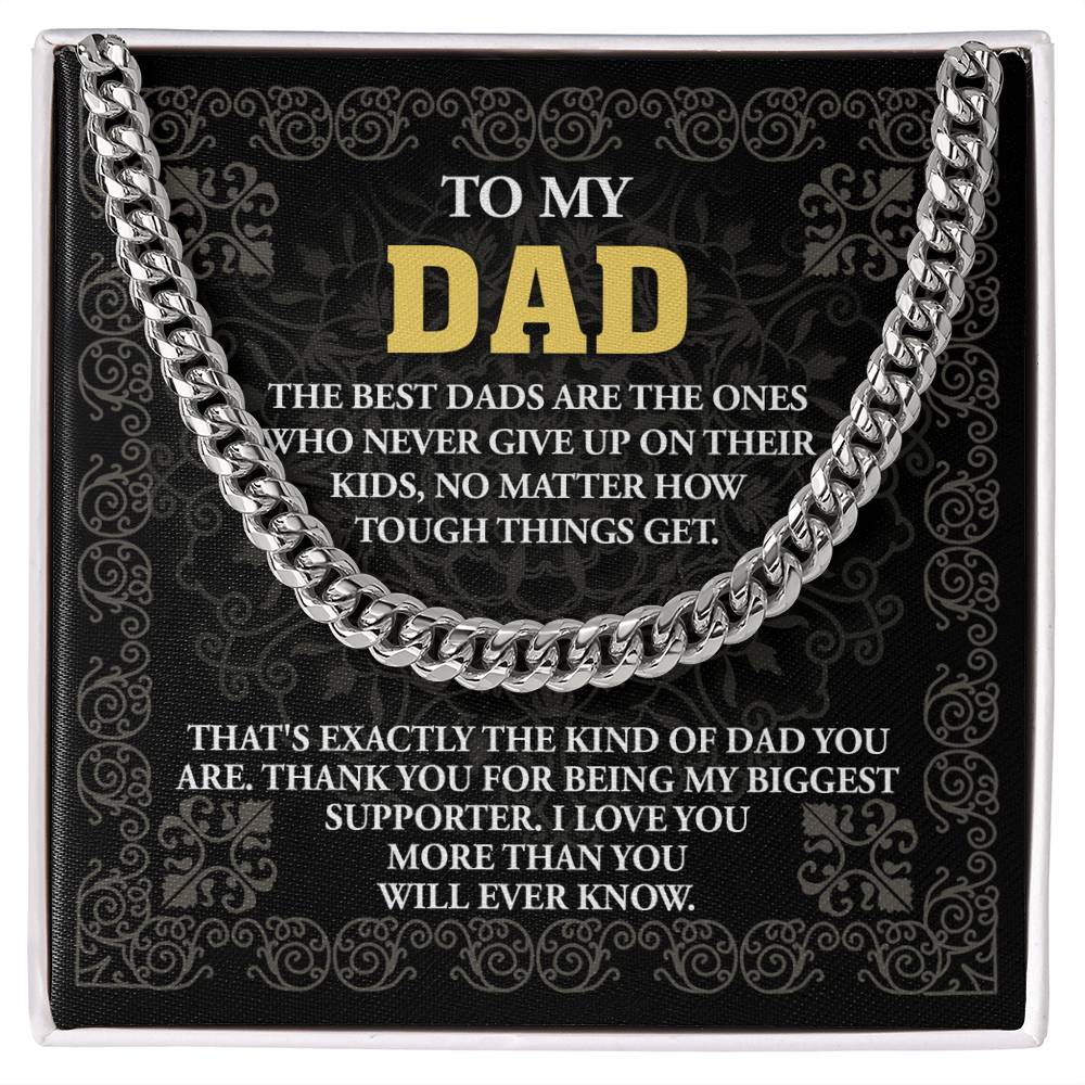 Dad Kind Of Dad Cuban Link Necklace