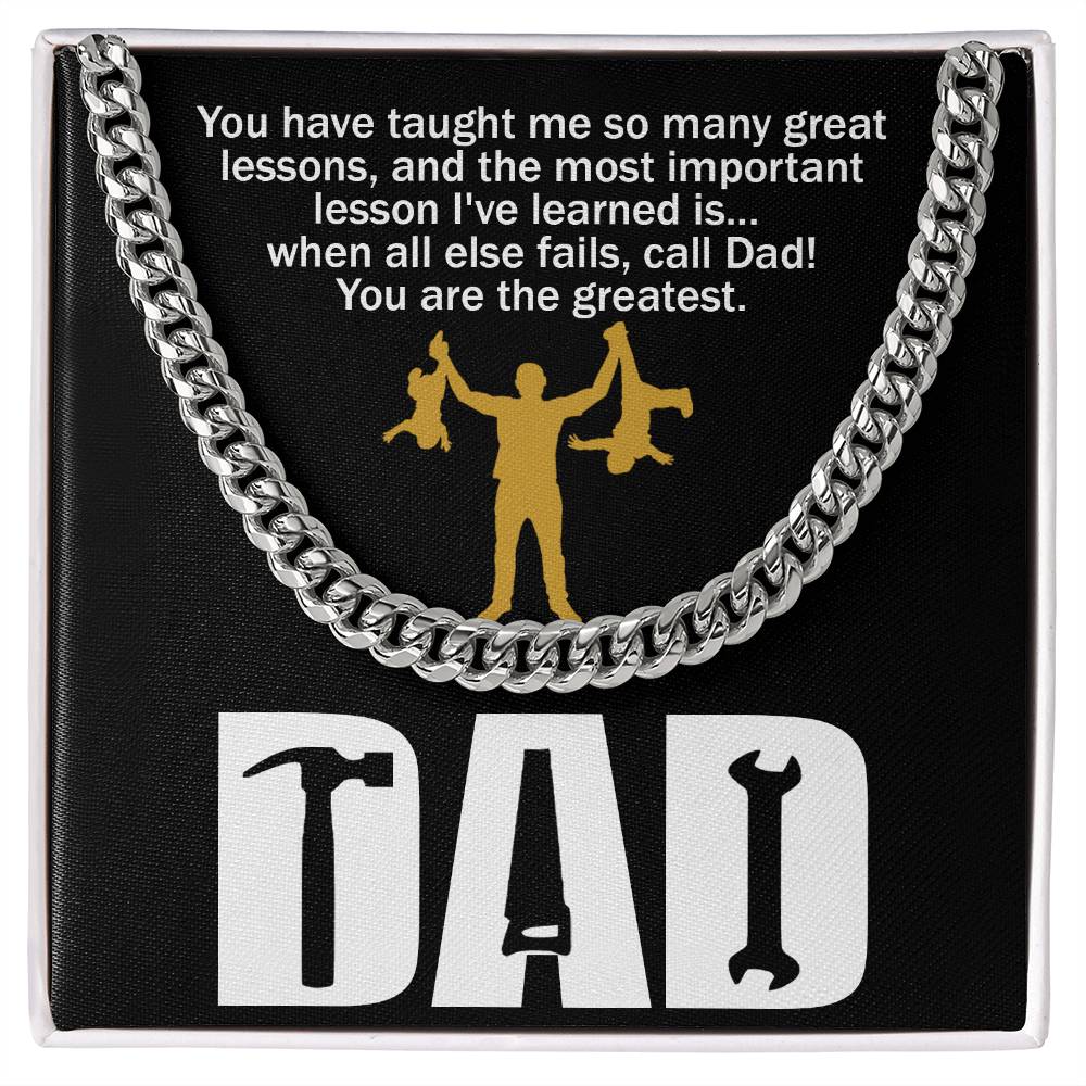 Dad-Call Dad Necklace