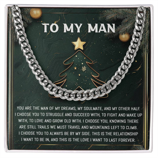 To My Man-My Soulmate-Cuban Chain