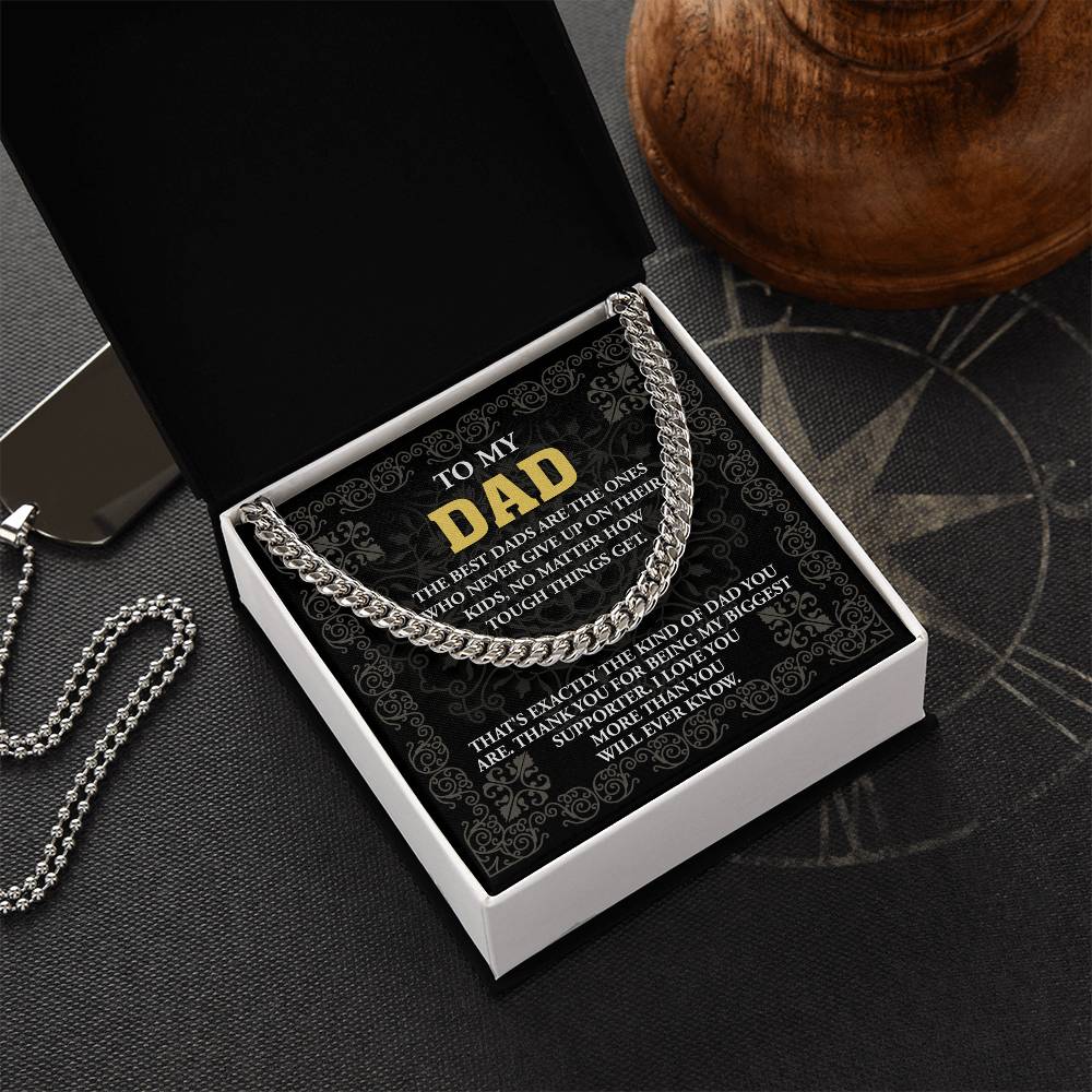 Dad Kind Of Dad Cuban Link Necklace