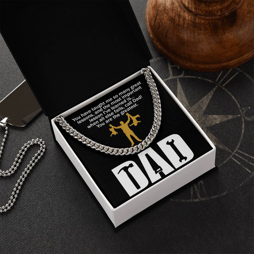 Dad-Call Dad Necklace