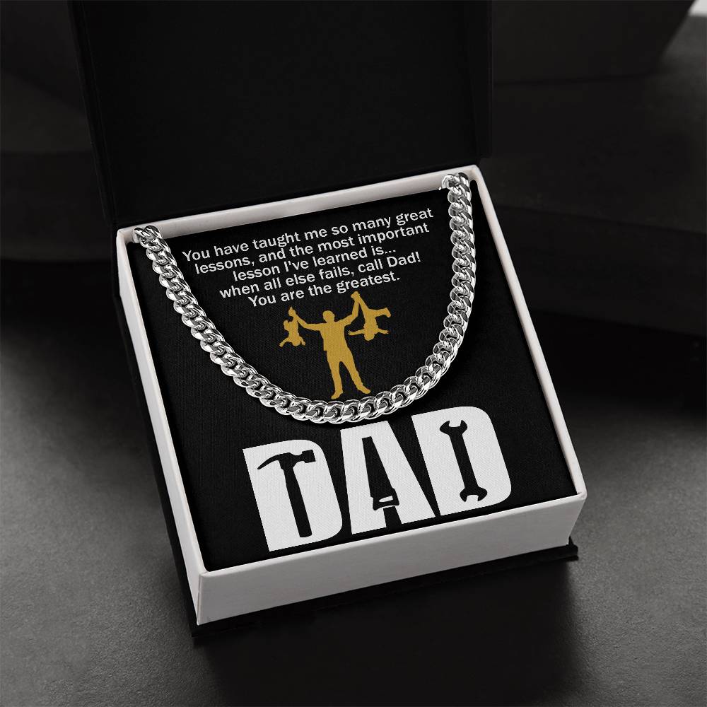 Dad-Call Dad Necklace