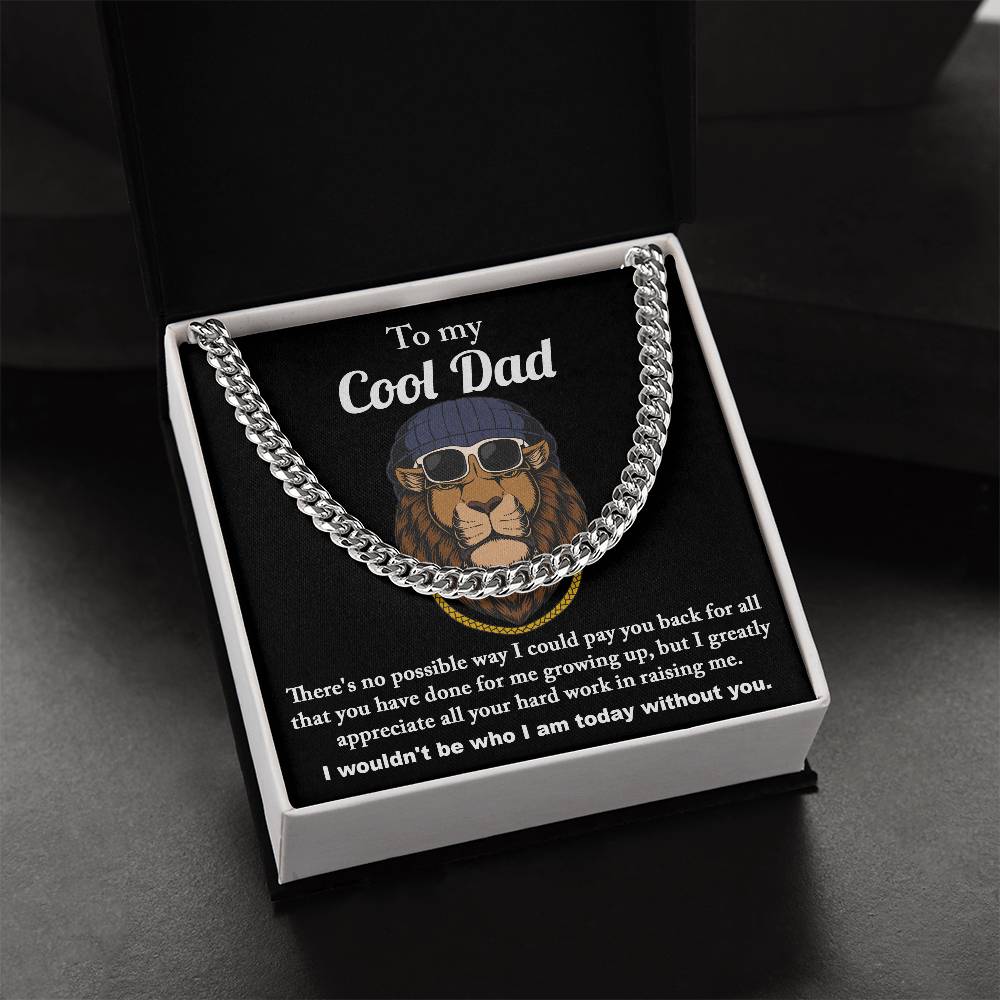 Dad-Cool Dad Necklace