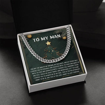 To My Man-My Soulmate-Cuban Chain
