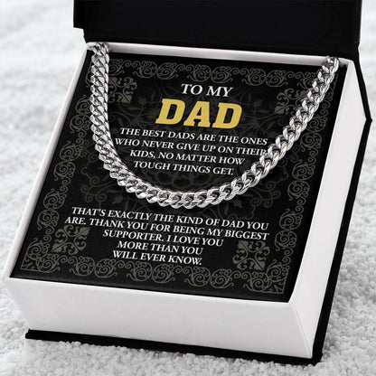 Dad Kind Of Dad Cuban Link Necklace