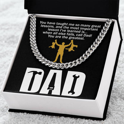 Dad-Call Dad Necklace