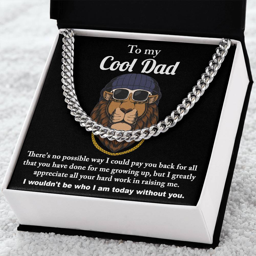 Dad-Cool Dad Necklace