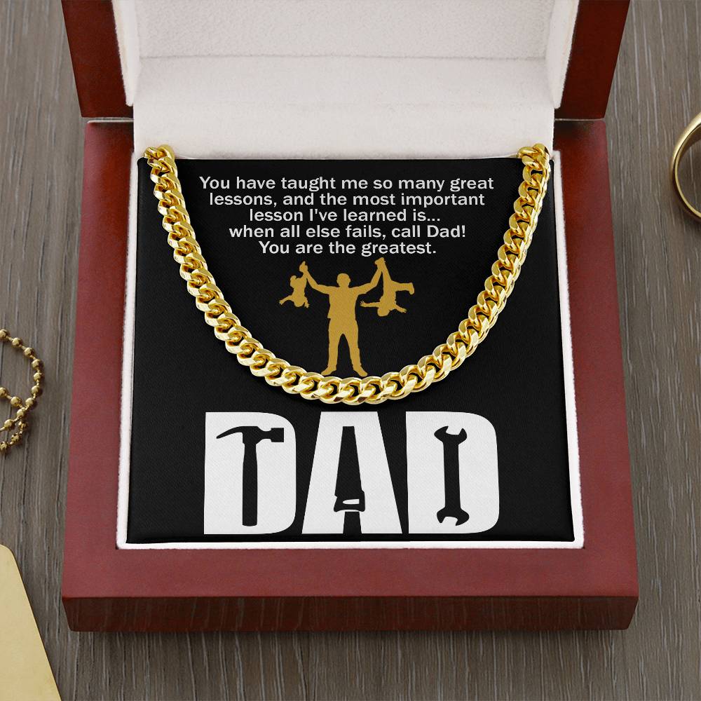 Dad-Call Dad Necklace