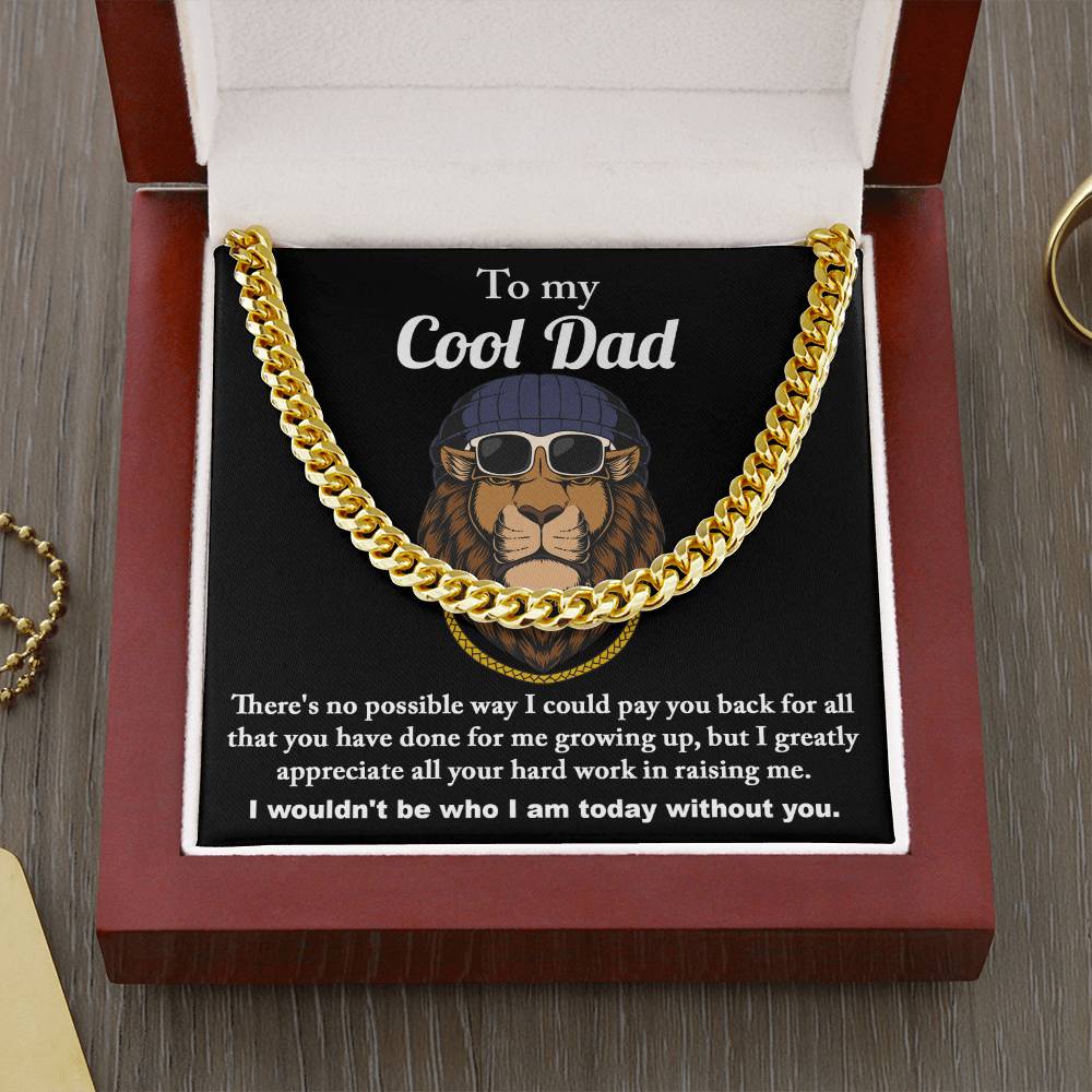 Dad-Cool Dad Necklace