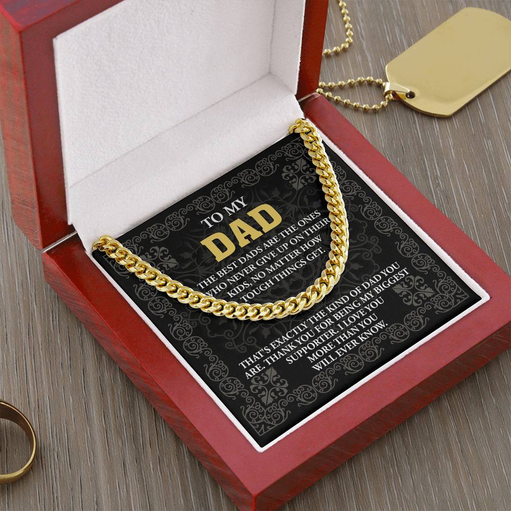 Dad Kind Of Dad Cuban Link Necklace