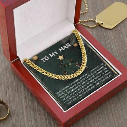To My Man-My Soulmate-Cuban Chain