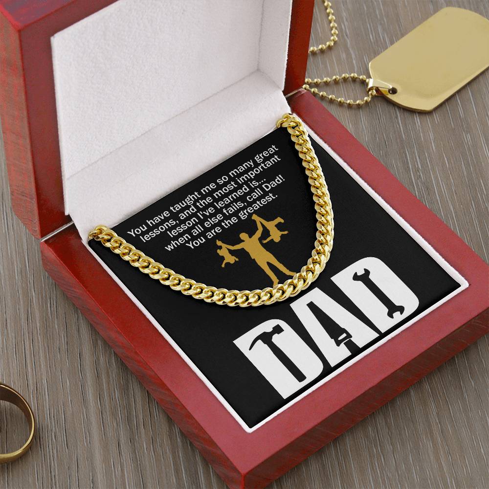 Dad-Call Dad Necklace