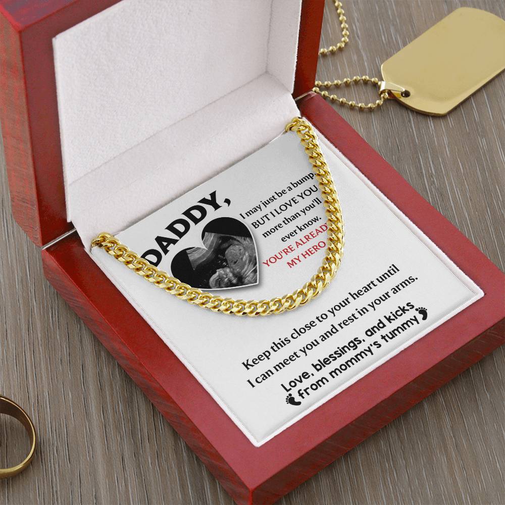 Dad-To Your Heart Cuban Link Chain