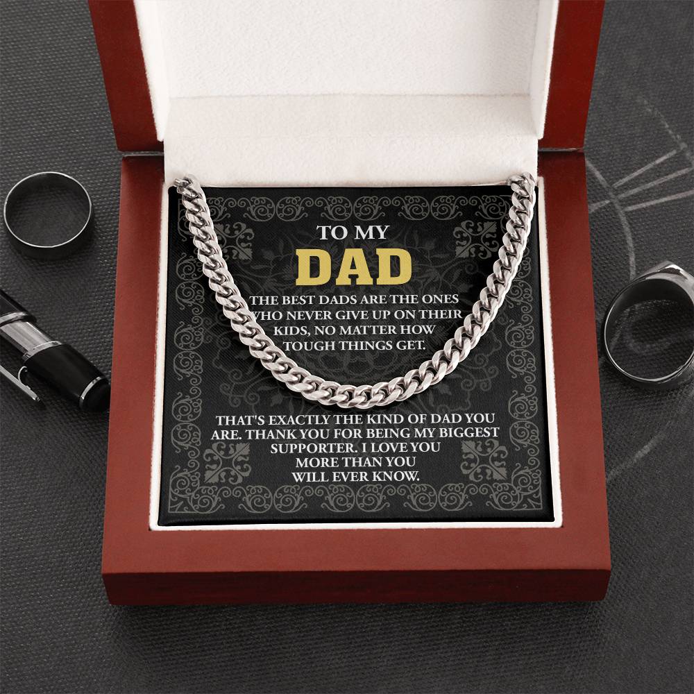 Dad Kind Of Dad Cuban Link Necklace