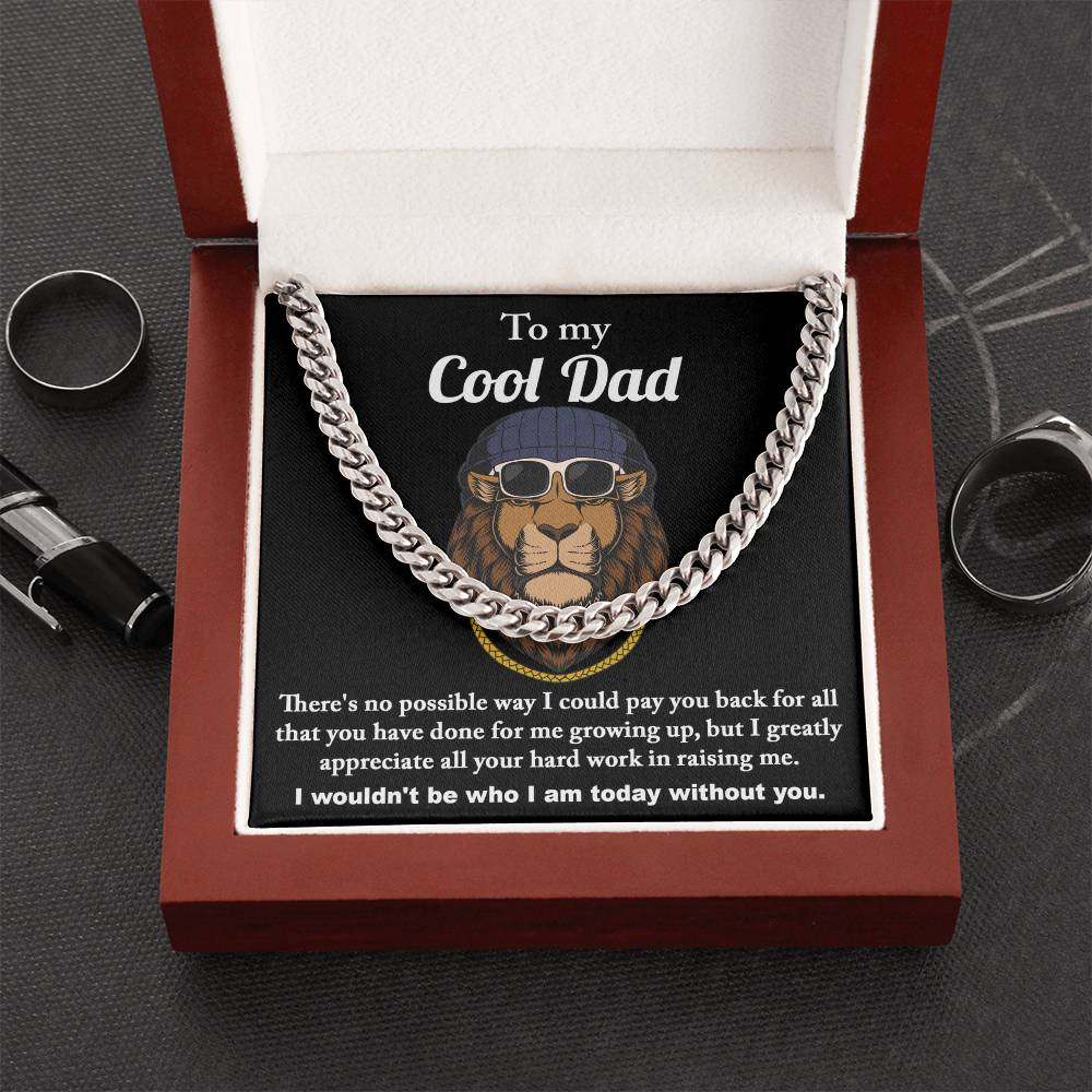 Dad-Cool Dad Necklace