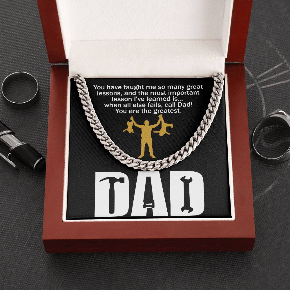 Dad-Call Dad Necklace