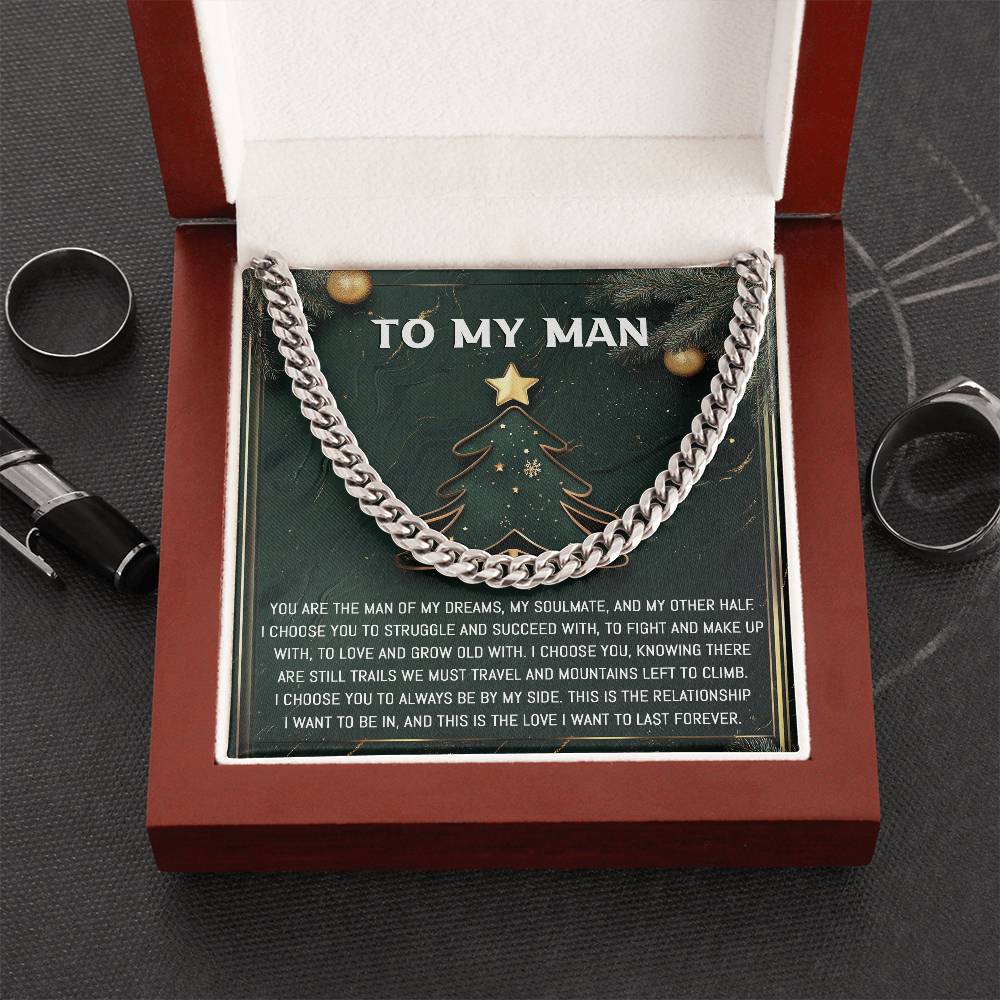 To My Man-My Soulmate-Cuban Chain