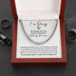 Sorry- Be The Light - Cuban Link Chain Necklace