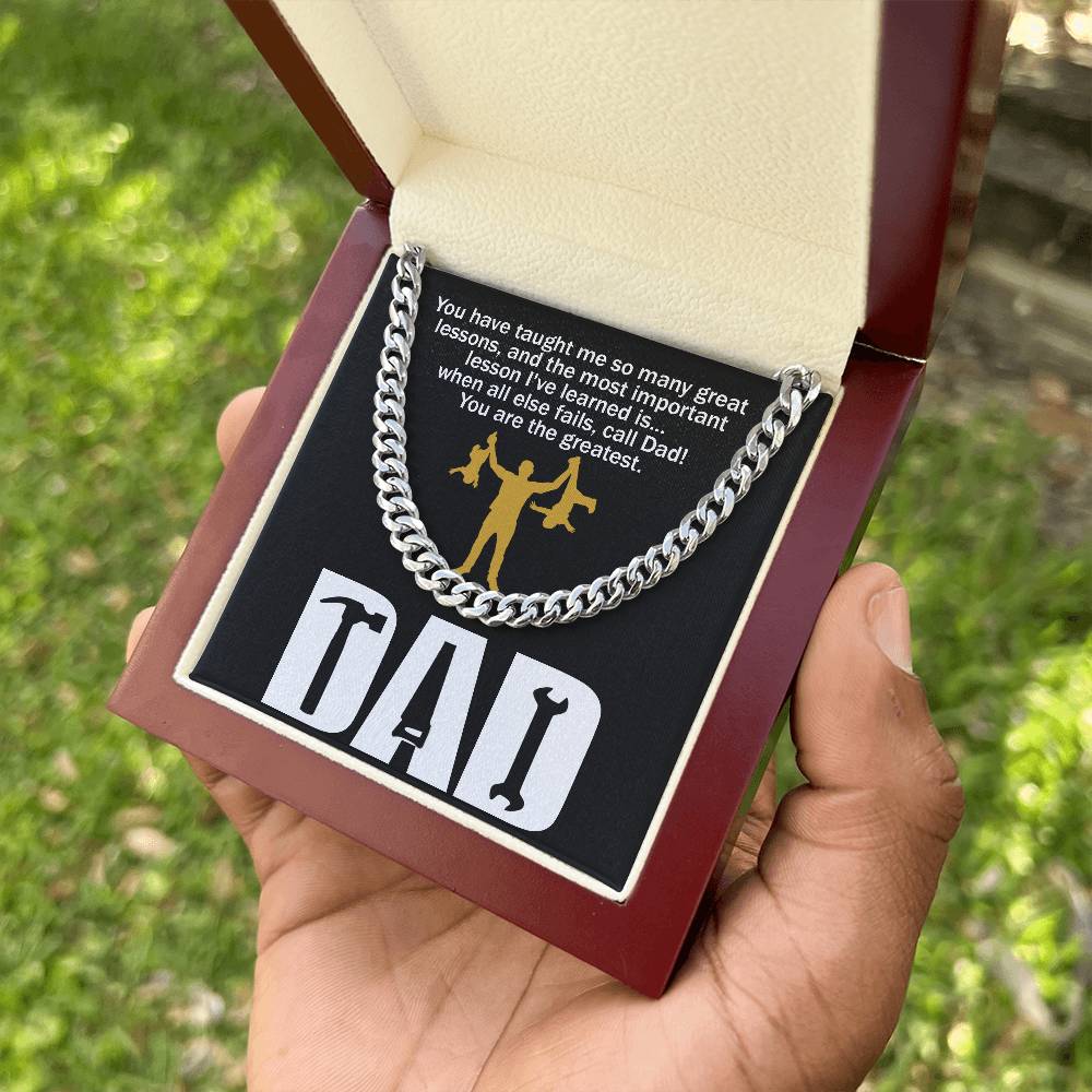 Dad-Call Dad Necklace