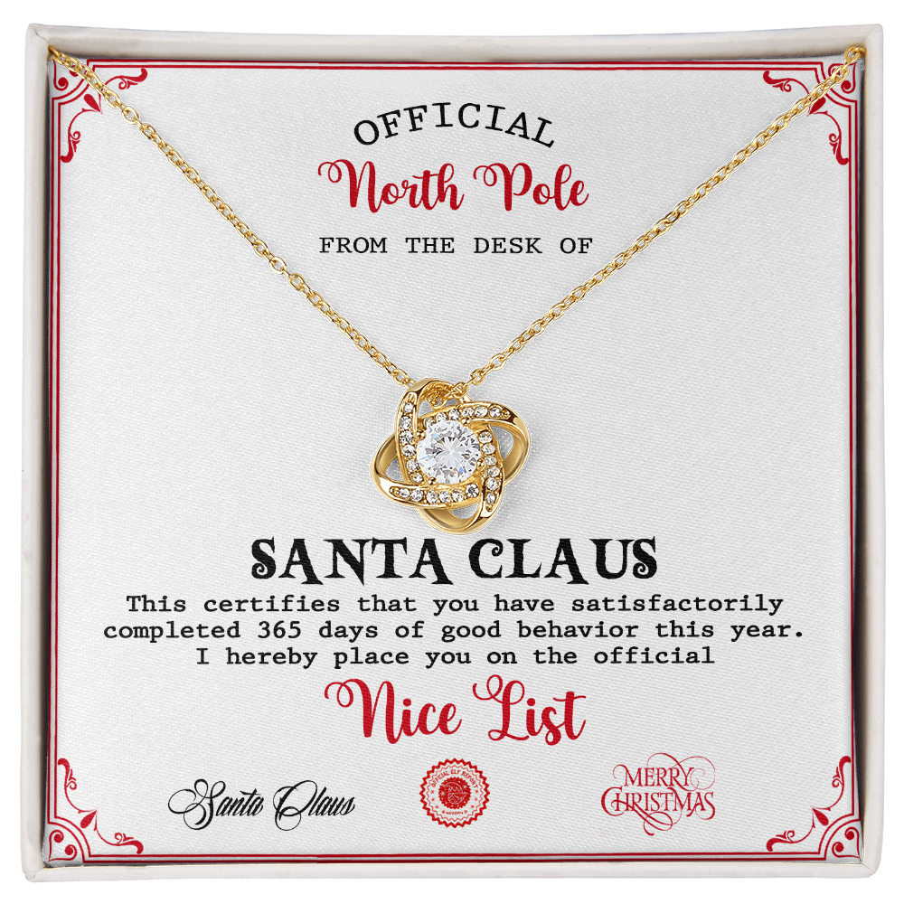 Nice List-Good Behavior Necklace