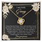 Love Knot Necklace Sorry-Cannot Be Erased