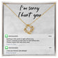 Sorry-Lost Without You Necklace