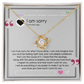 Love Knot Necklace Sorry-Care For You