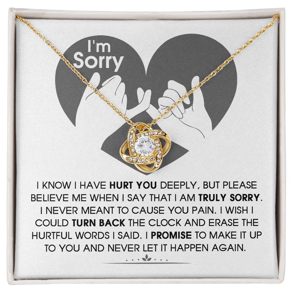 Sorry- For My Hurtful Words - Necklace