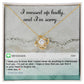 Sorry-Just An Idiot Necklace