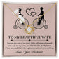 Wife-I'm Finally Home Love Knot Necklace