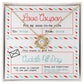 Wife Wedding-Love Coupon Love Knot Necklace