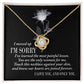 Sorry- Love Knot - Necklace