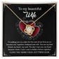 Wife-Heart Became Whole Love Knot Necklace