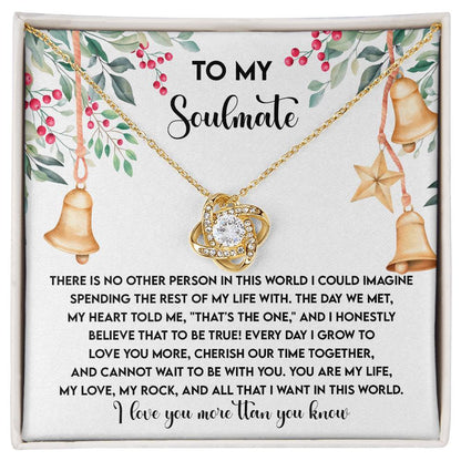 Soulmate-Be With You Love Knot Necklace