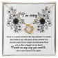 Sorry-Small Word Necklace