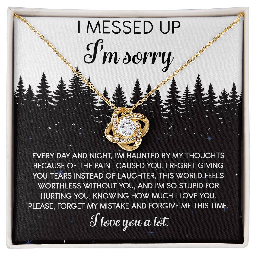 Sorry-By My Thoughts Necklace