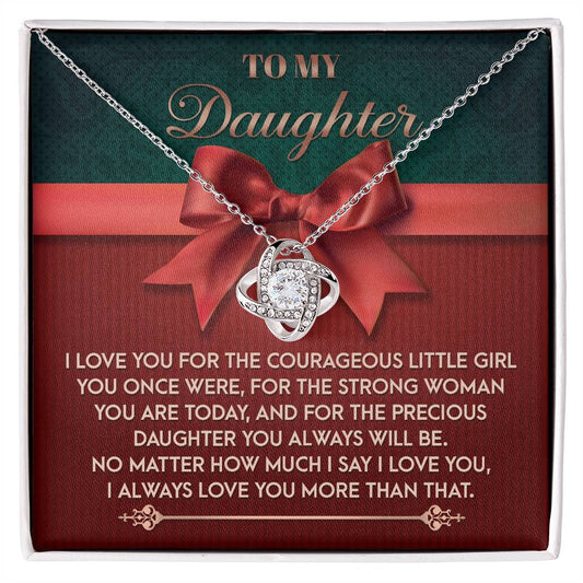 Daughter-Always Will Be Necklace