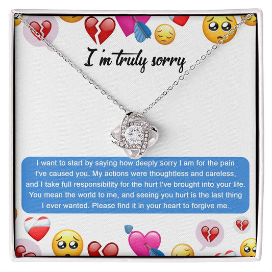 Sorry-How Deeply Sorry Necklace