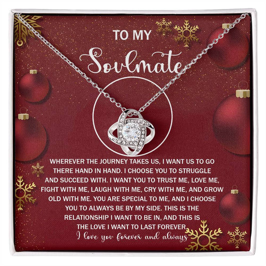 Soulmate-By My Side Wherever The Journey Necklace