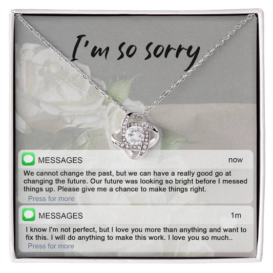 Sorry-I'm Not Perfect Necklace