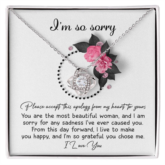 Sorry-I'll Make You Happy - Necklace