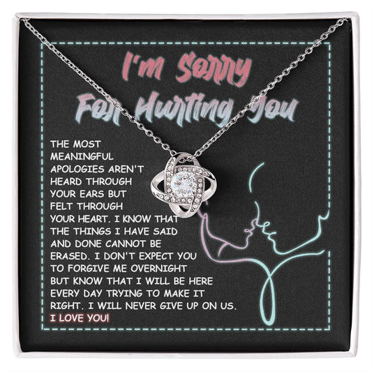 Sorry- Never Give Up - Necklace