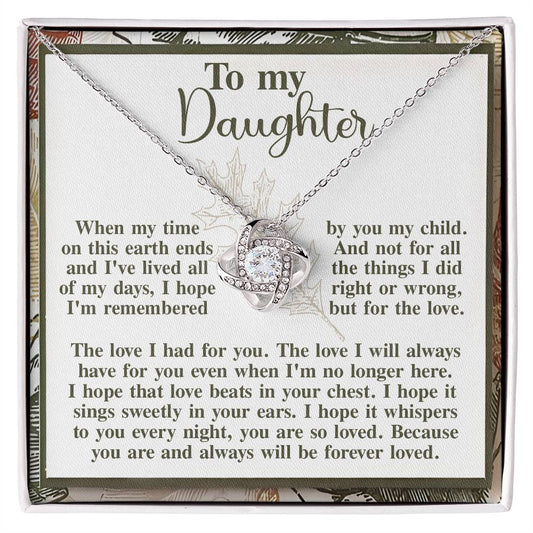 Daughter-In Your Ears Necklace