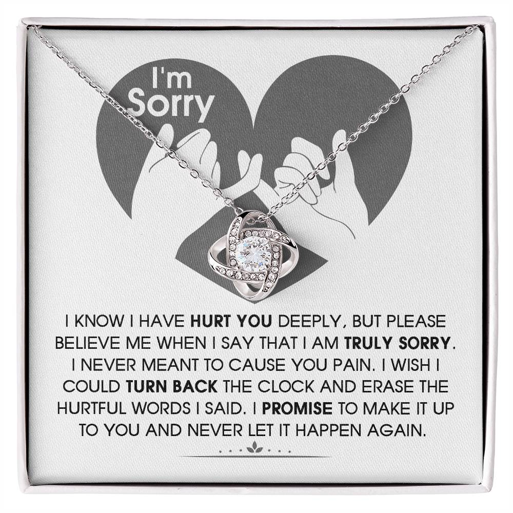 Sorry- For My Hurtful Words - Necklace