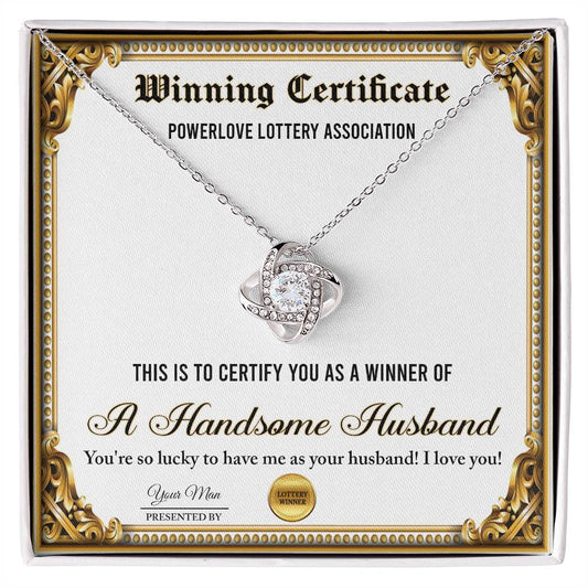 Wife-Winning Certificate Necklace