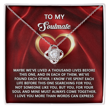 Soulmate-Your Soul Love Knot Necklace