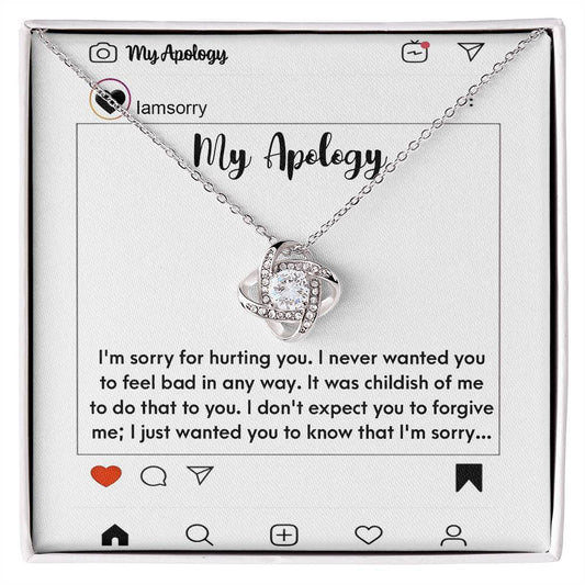 Sorry-My Apology Necklace