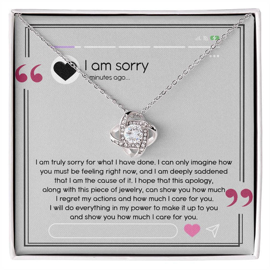 Sorry-Care For You Necklace