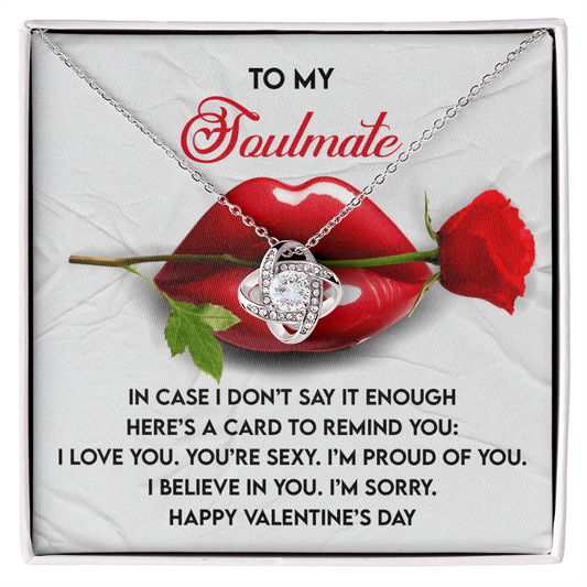 Soulmate-Don't Say It Necklace